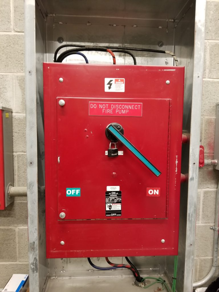 Fire Pump Disconnecting Means Fire Alarms Certified